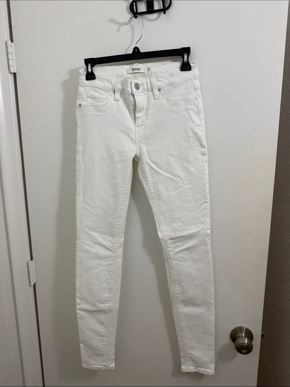 Hudson Women’s White Skinny Jeans